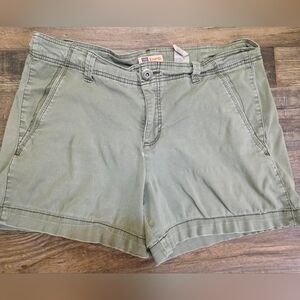Women's Green Casual Shorts